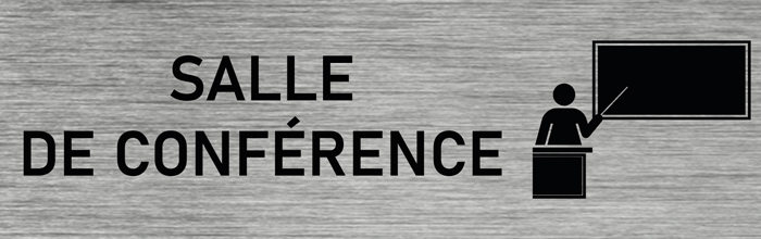 Plaque de porte Salle de conférence