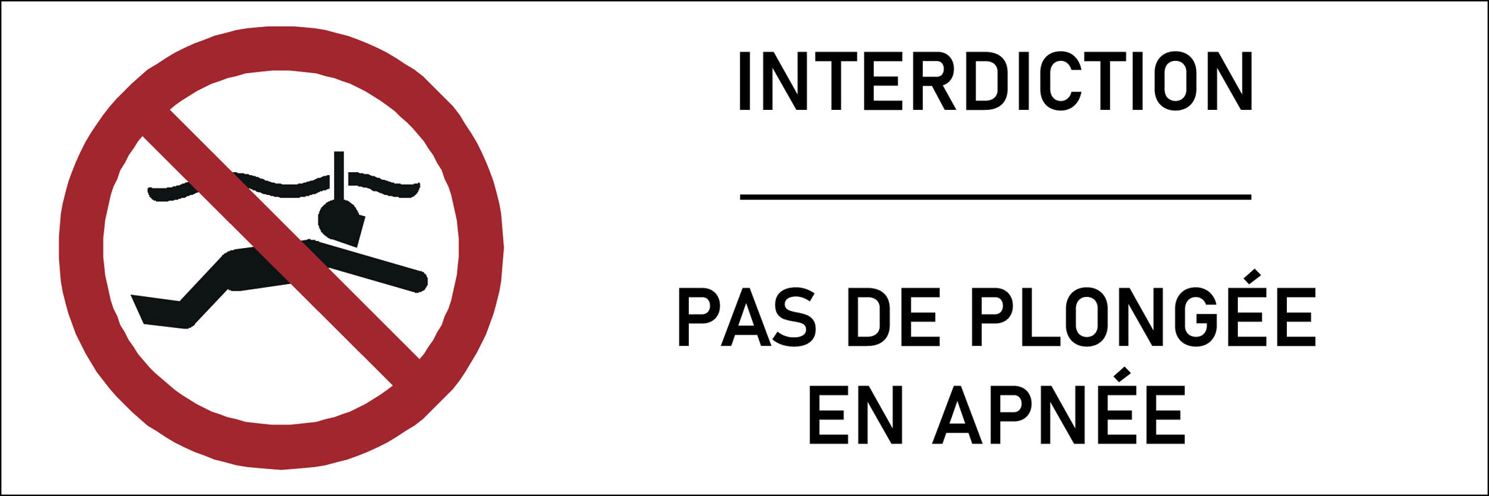 interdiction de plongée en apnée