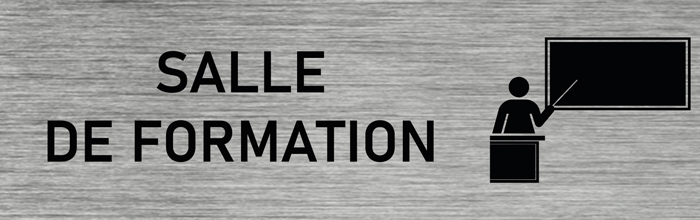 Plaque de porte Salle de formation