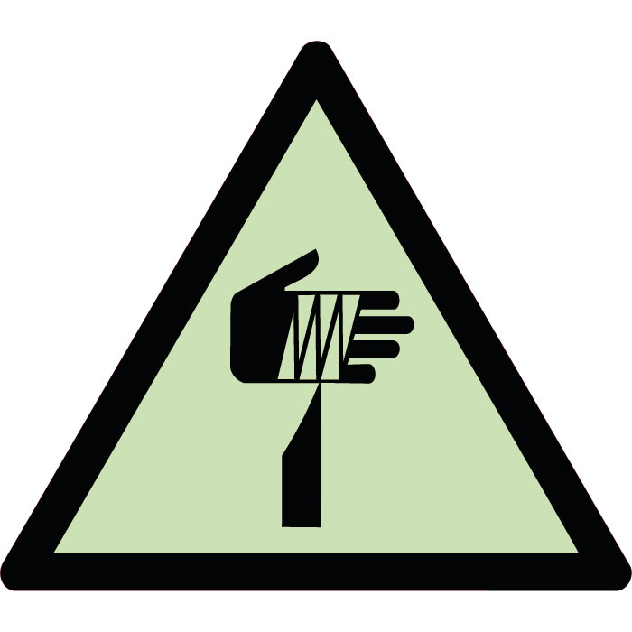  Panneau de danger matières inflammables photoluminescent