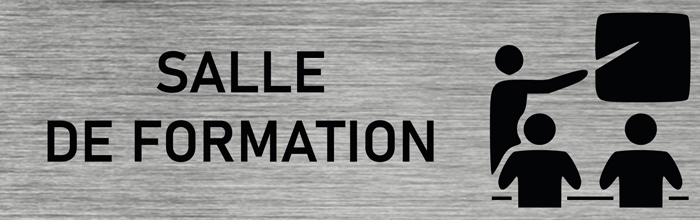 Plaque de porte Salle de formation 2