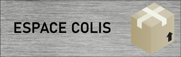 Plaque de porte Espace Colis