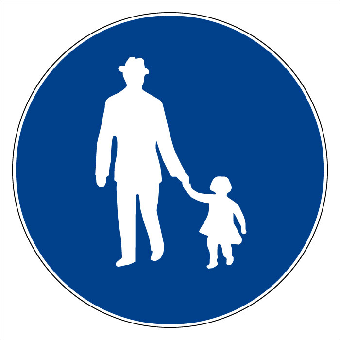 Plaque de porte carrée Réservé aux enfants accompagnés