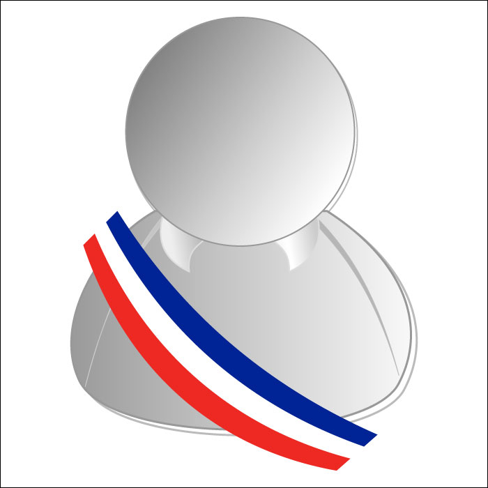 Plaque de porte carrée  Bureau du maire