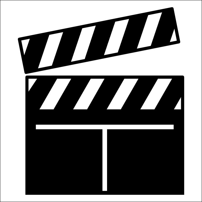 Plaque de porte carrée Studio de tournage
