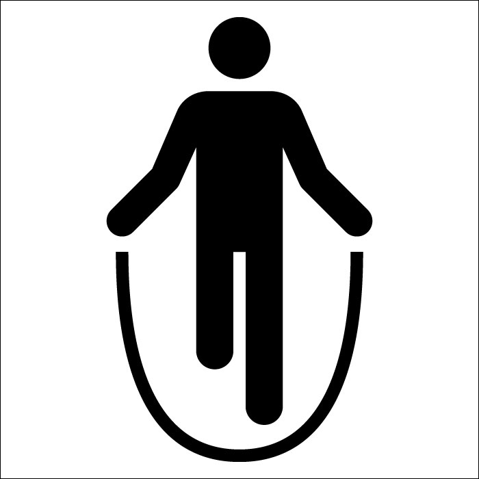 Plaque de porte carrée Salle de fitness