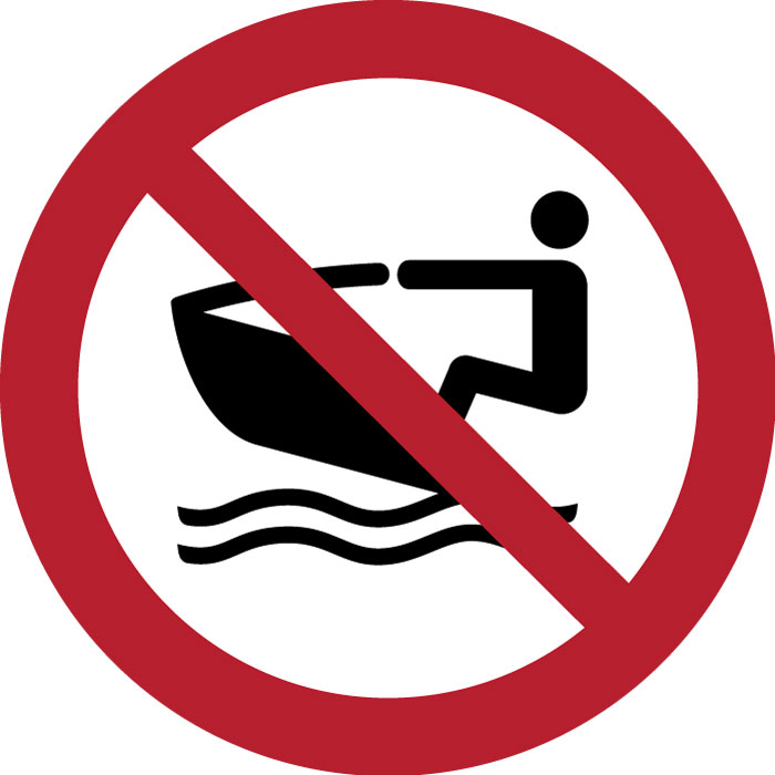 Pictogramme Scooters des mers interdits