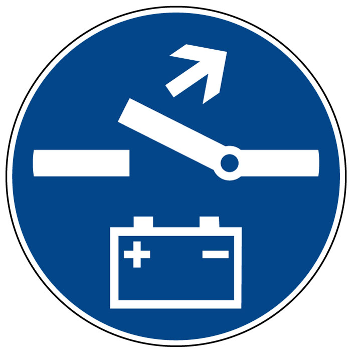 Pictogramme obligation Coupe circuit obligatoire.svg 6,426