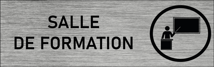 Plaque de porte Salle de formation 3