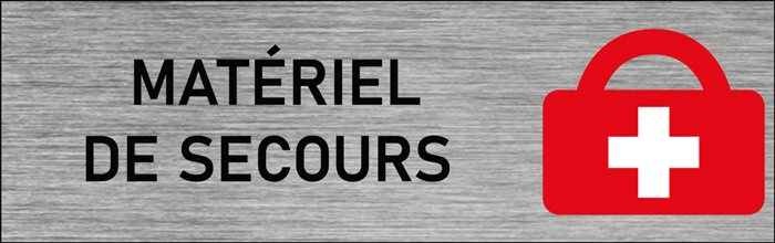 Plaque de porte Trousse de secours