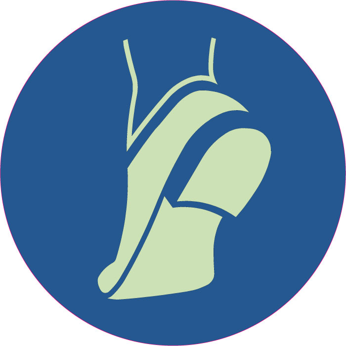  Panneau Chaussures antistatiques obligatoires photoluminescent