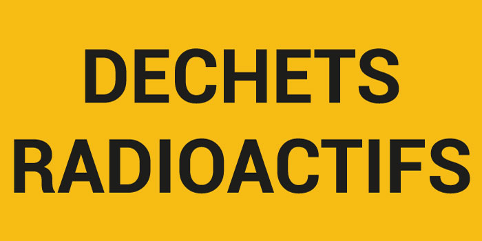 Pictogramme DÉCHETS RADIOACTIFS
