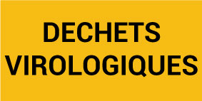 Pictogramme DÉCHETS VIROLOGIQUES

