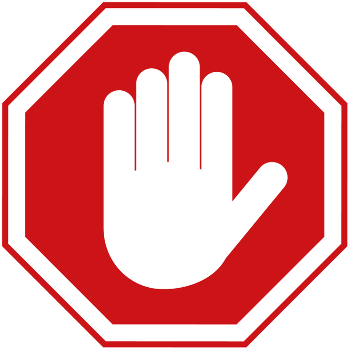 Pictogramme Accès interdit