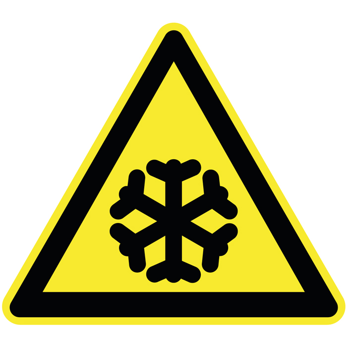 Pictogramme Danger de froid