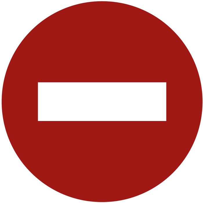 Pictogramme Passage Interdit