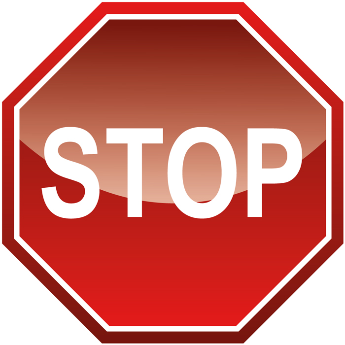 Pictogramme Stop