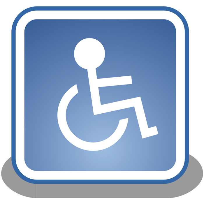Pictogramme Accès aux fauteuils roulants