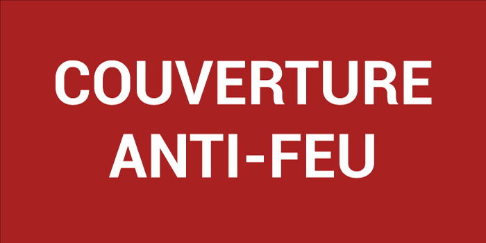 Pictogramme COUVERTURE ANTI-FEU