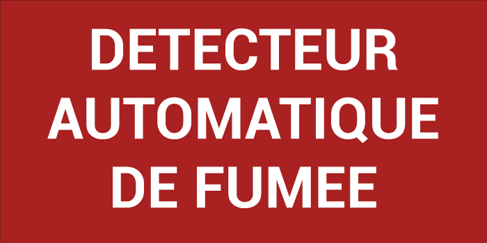 Pictogramme DÉTECTEUR AUTOMATIQUE DE FUMÉE
