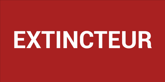 Pictogramme EXTINCTEUR
