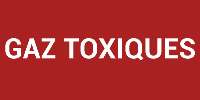 Pictogramme GAZ TOXIQUES
