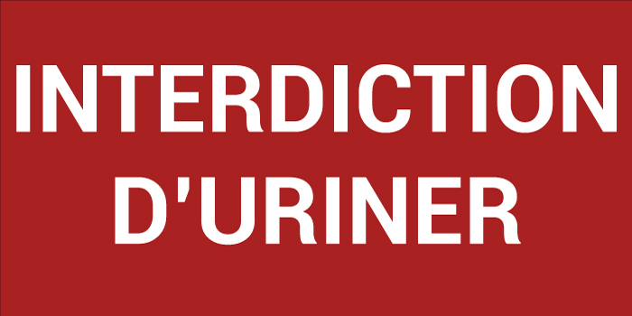 Pictogramme INTERDICTION-D’URINER
