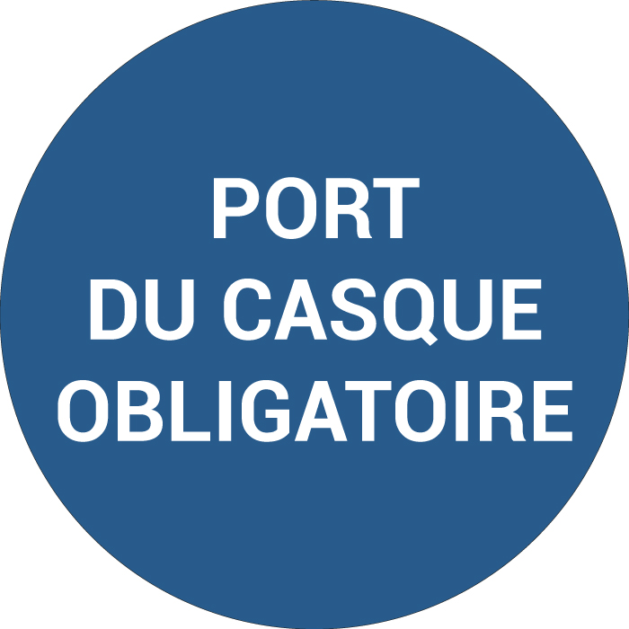 Pictogramme PORT DU CASQUE OBLIGATOIRE
