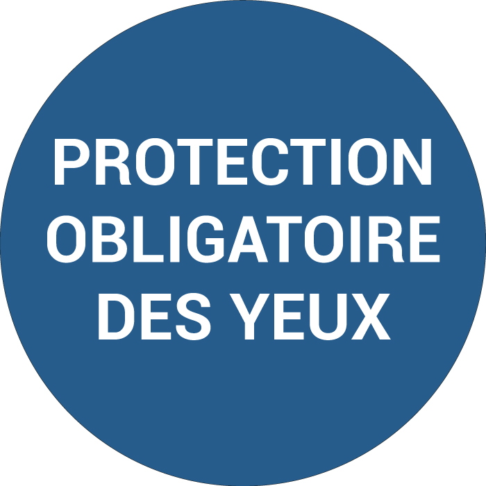 Pictogramme PROTECTION OBLIGATOIRE DES YEUX
