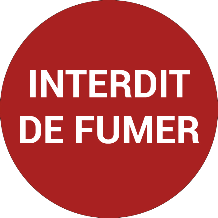Pictogramme INTERDIT DE FUMER