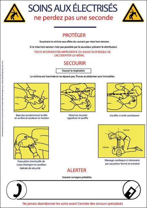 Pictogramme Soins aux électrisés 2
