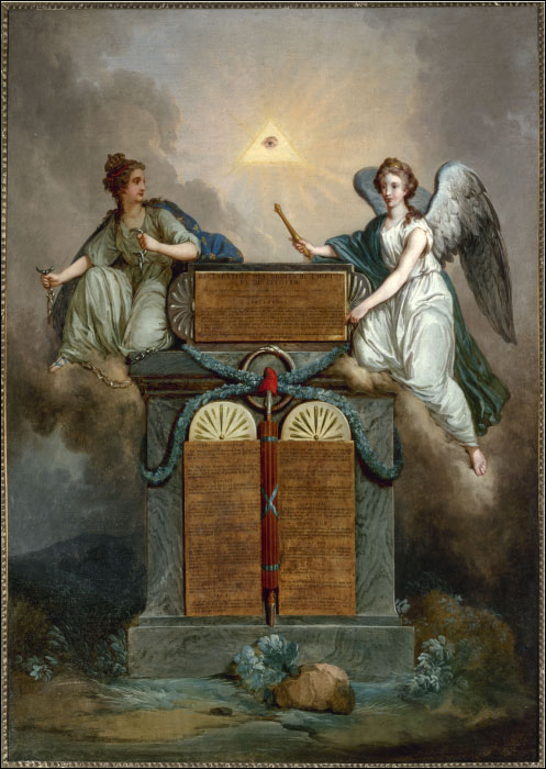 Panneau  Jean-Jacques Le Barbier - Déclaration des droits de l'homme et du citoyen - P708 - Musée Carnavalet