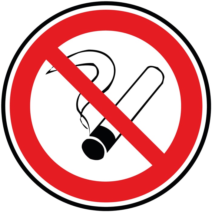Pictogramme Affiche interdiction de fumer