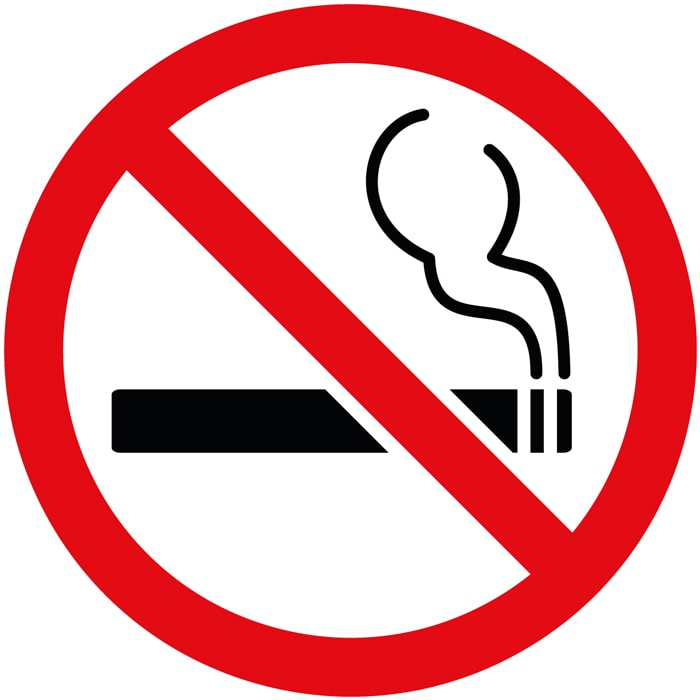 Pictogramme Affiche interdit de fumer