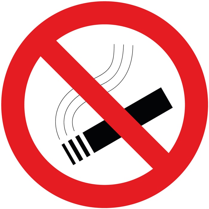 Pictogramme Interdiction de fumer dans cet établissement