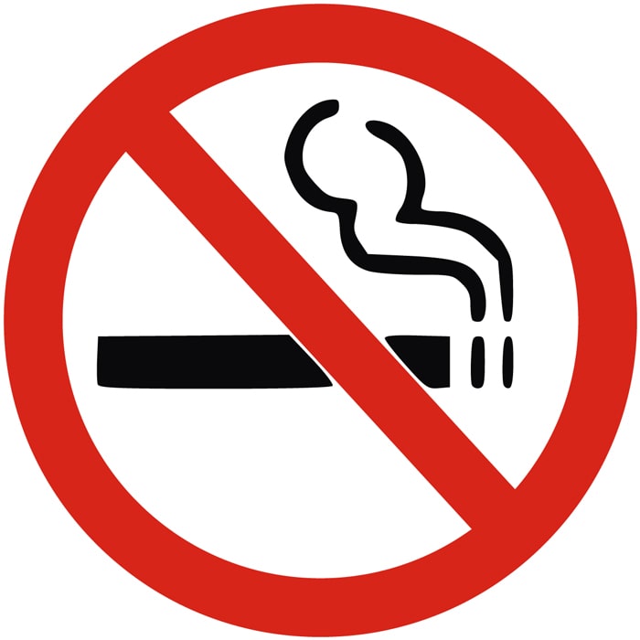 Pictogramme Interdit de fumer dans cette zone