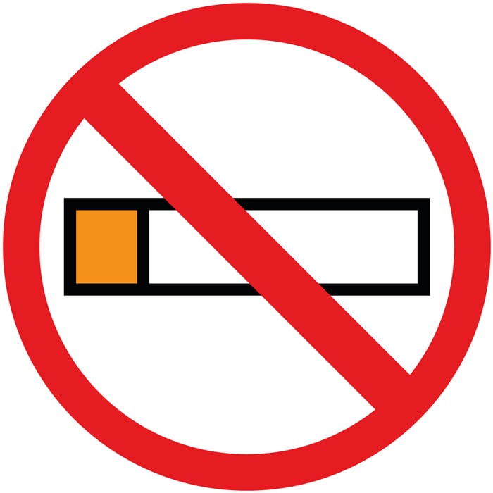 Pictogramme Pancarte interdit de fumer