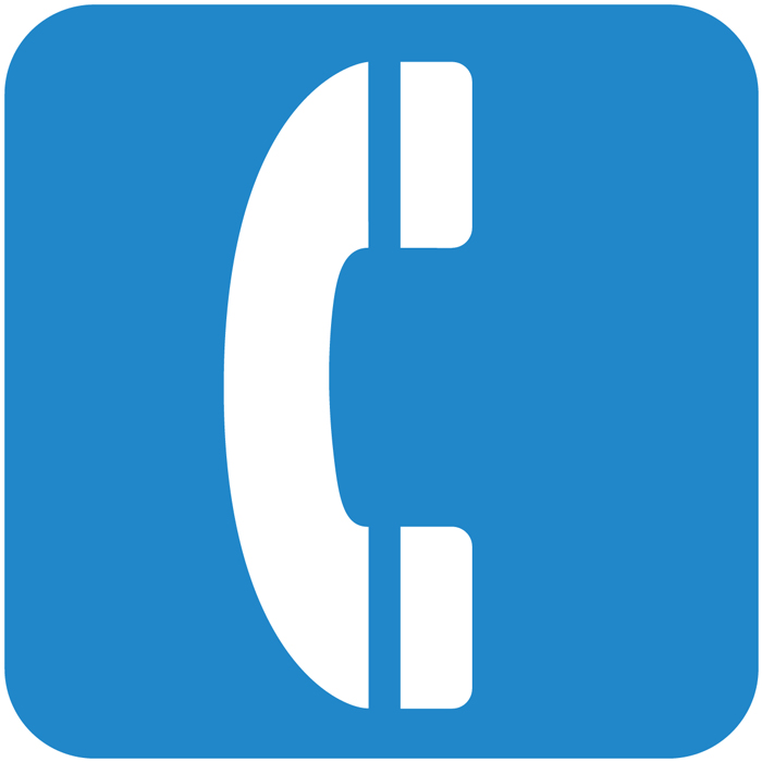 Pictogramme Icon point téléphone