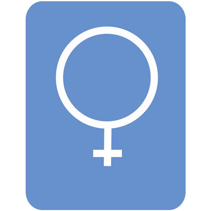 Panneau toilette femme