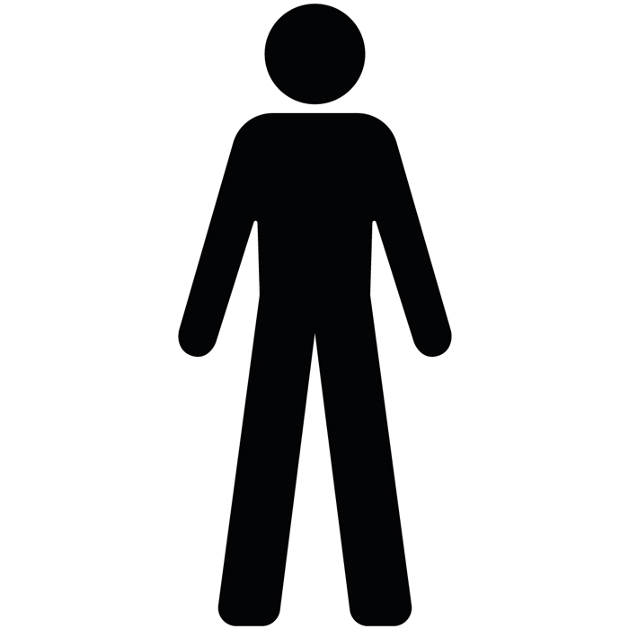 Pictogramme Toilette pour les hommes