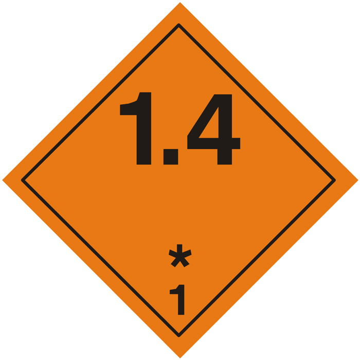 Pictogramme ADR_1.4