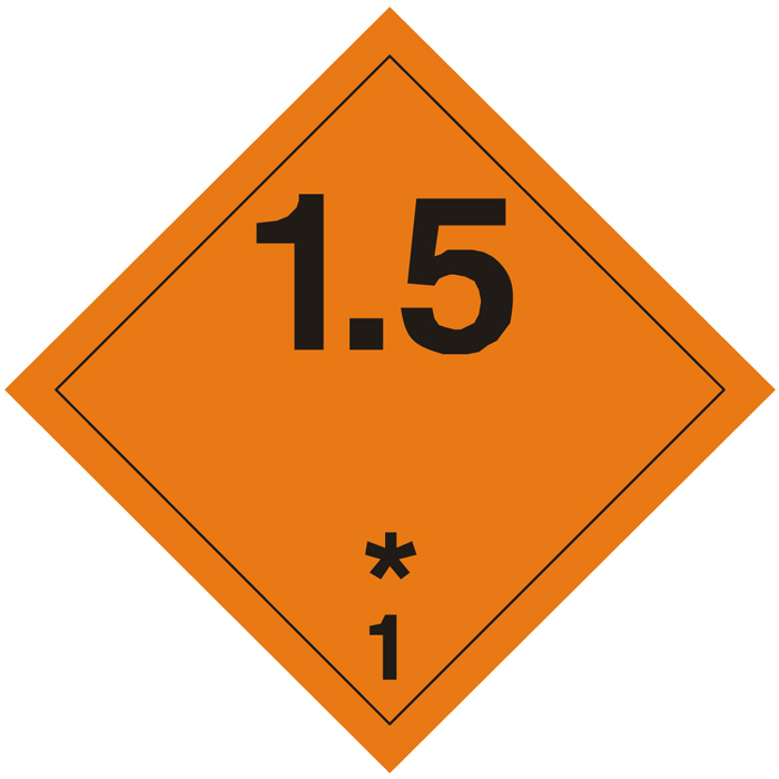 Pictogramme ADR_1.5