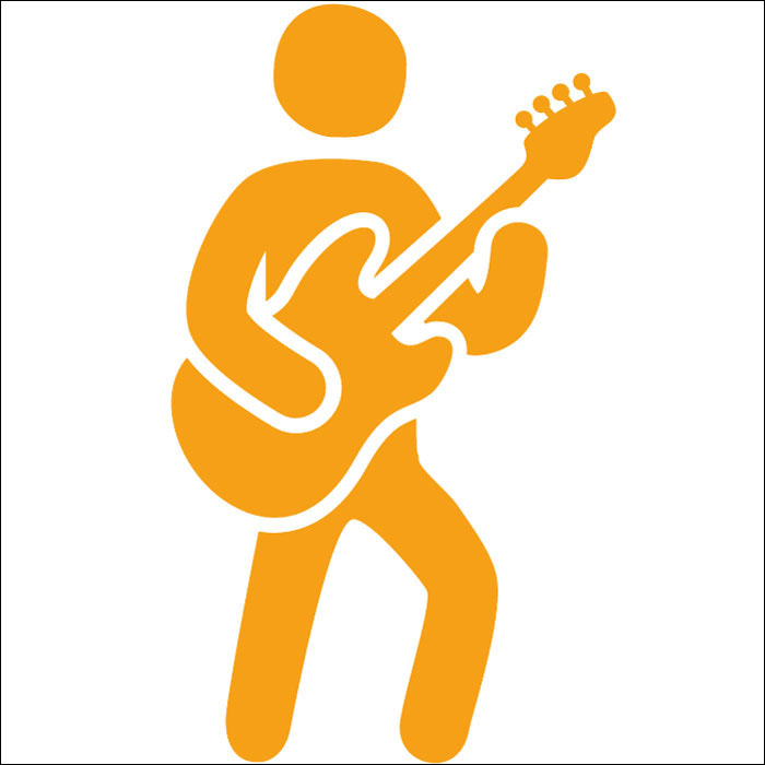 Panneau salle de musique
