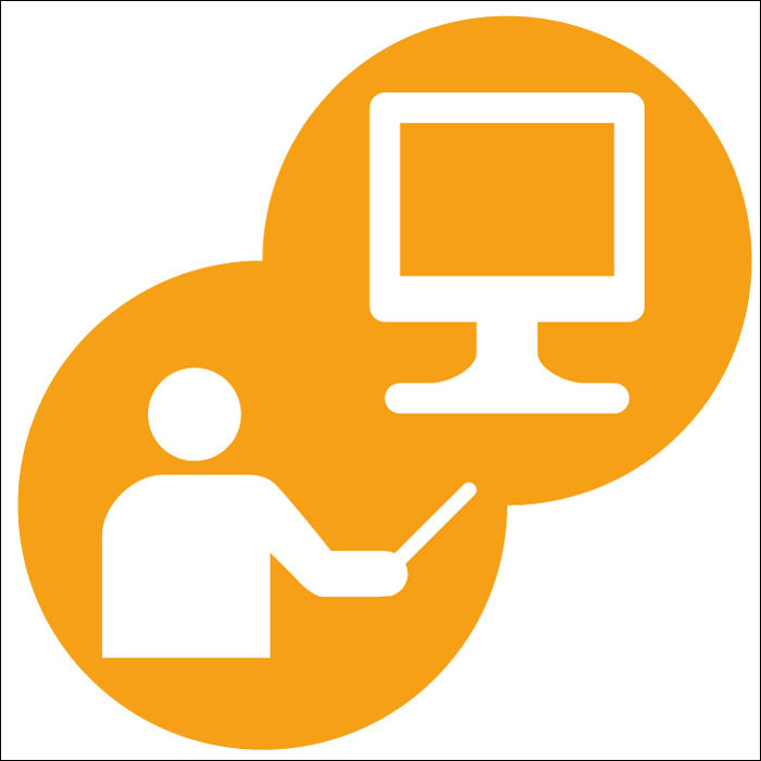 Panneau salle informatique
