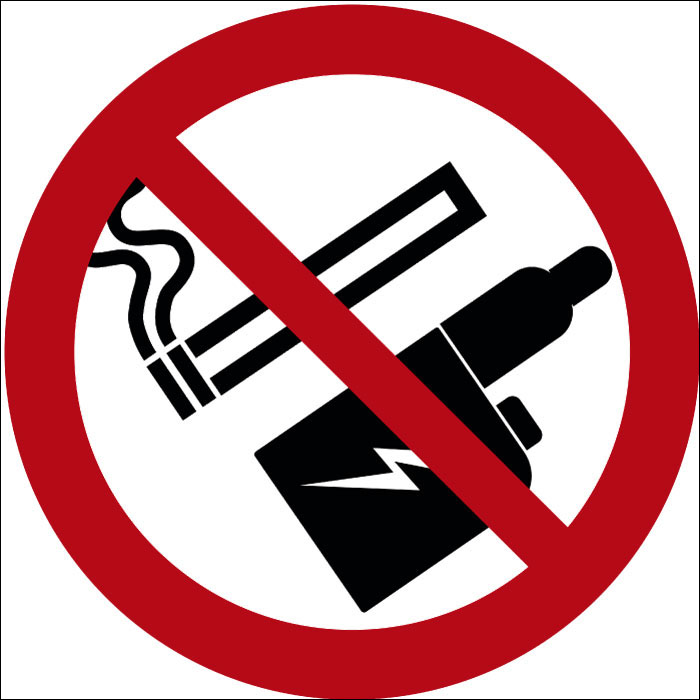 Pictogramme Interdiction de fumer et vapoter
