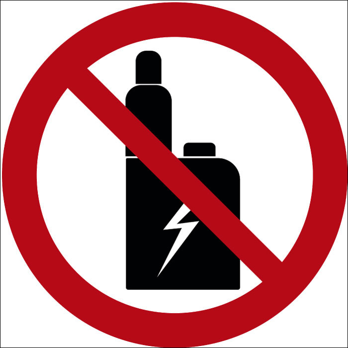 Pictogramme Interdiction de vapoter