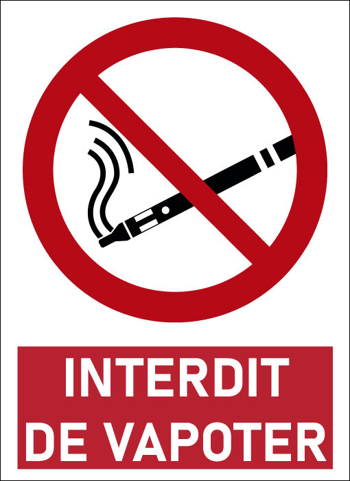 Pictogramme Interdit de vapoter