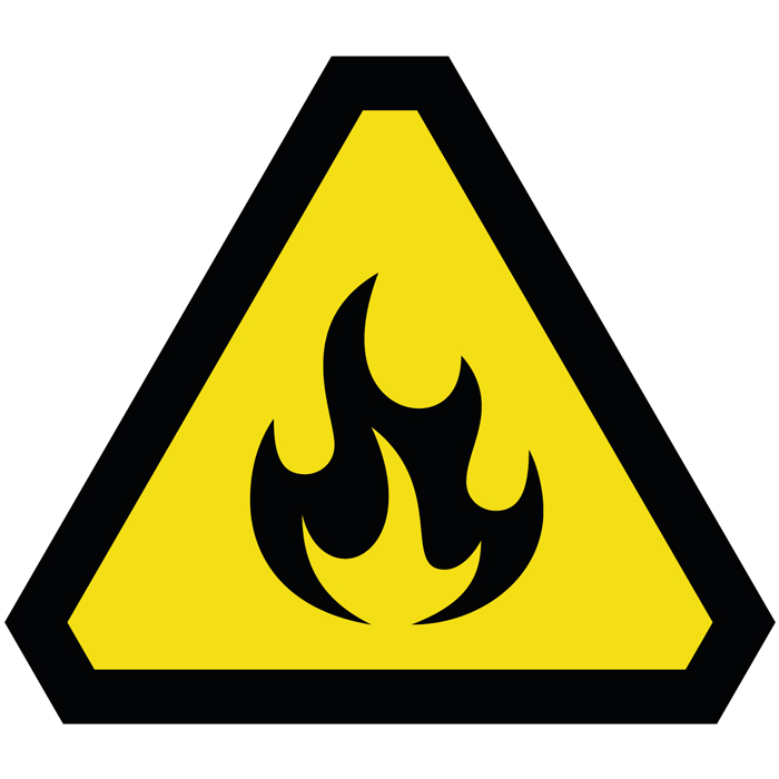 Danger matière inflammable