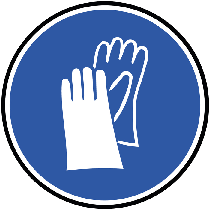 Protection obligatoire des mains (gants de protection) photoluminescent