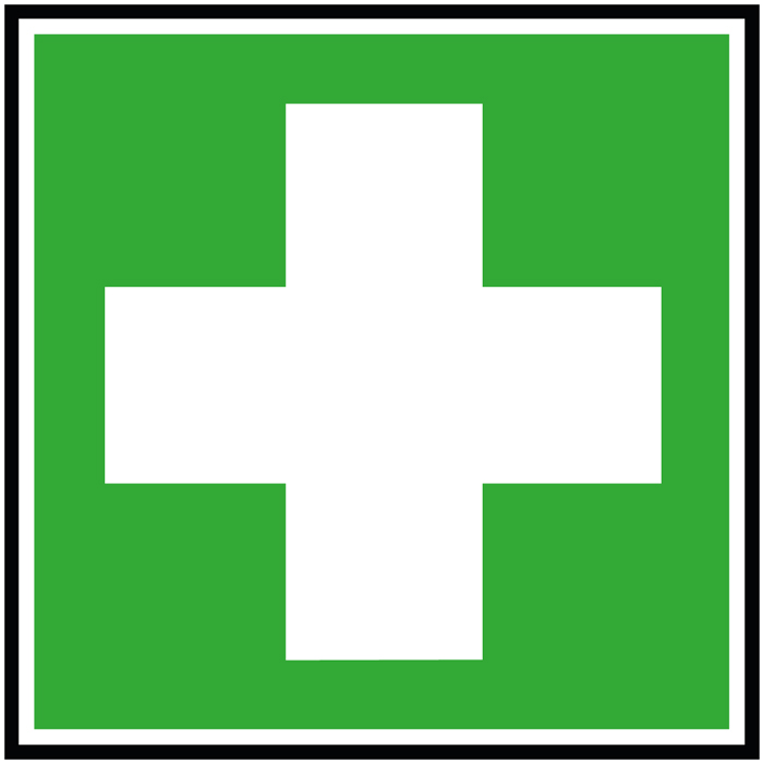 Panneau premier secours